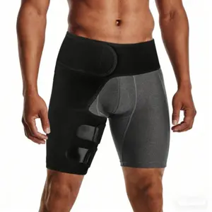 Hip Compression Brace for Sciatica Pain Relief Support Wrap for Hip Flexor Hamstring Groin and Lower Back Men Women Suitable For Weightlifting Running And Other Sports Scenes