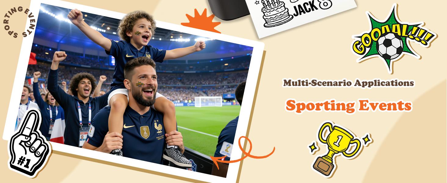 Phomemo DIY Temporary Tattoo Maker, TK32 Tattoo Maker for Kids & Adults, Create Custom Tattoos with AI Voice & Text Design, DIY Tattoo Sticker Kit with 50 Papers & 8 Markers, Perfect for Parties, Events & Gifts, Black