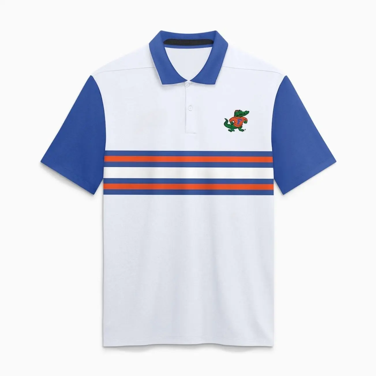 Florida Gators Men's Legacy Vapor Logo Dri-FIT Polo Shirt - White (Sports Collectible)