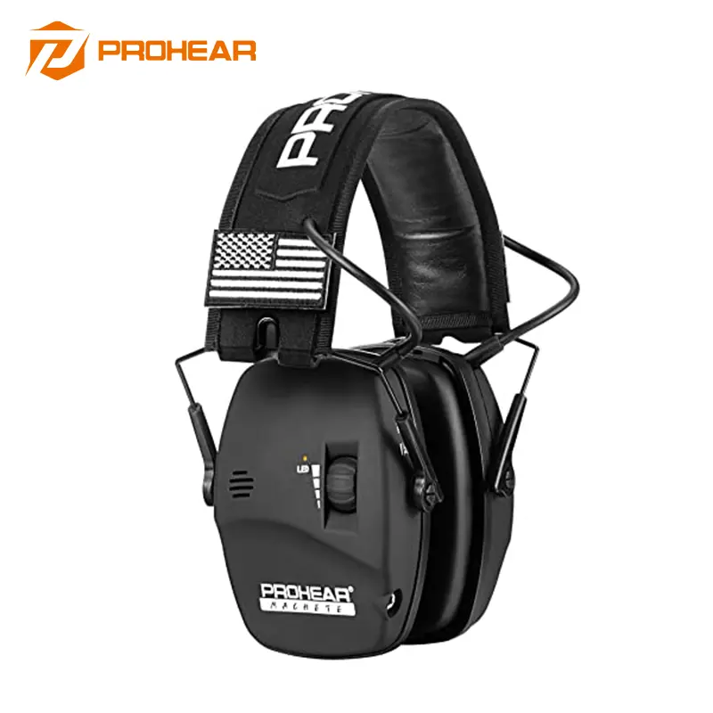 PROHEAR 036 Unisex Low Profile Electronic Earmuffs, 23dB NRR Ear Protectors with 5X Sound Amplification for Gun Range, Hunting sohochic