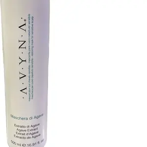 Avyna Maschera di Agave - Paraffin & Petrolatum Free Hair Mask with Agave Extract Lavender Rosemary & Mint Essential Oils