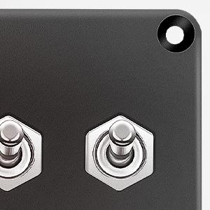 Nilight Ignition Switch Panel 12V 2 in 1 Rocker with Engine Push Button Toggle Switches with Relay Wiring Harness LED for RV Truck Racing Car Boat Marine Trailer