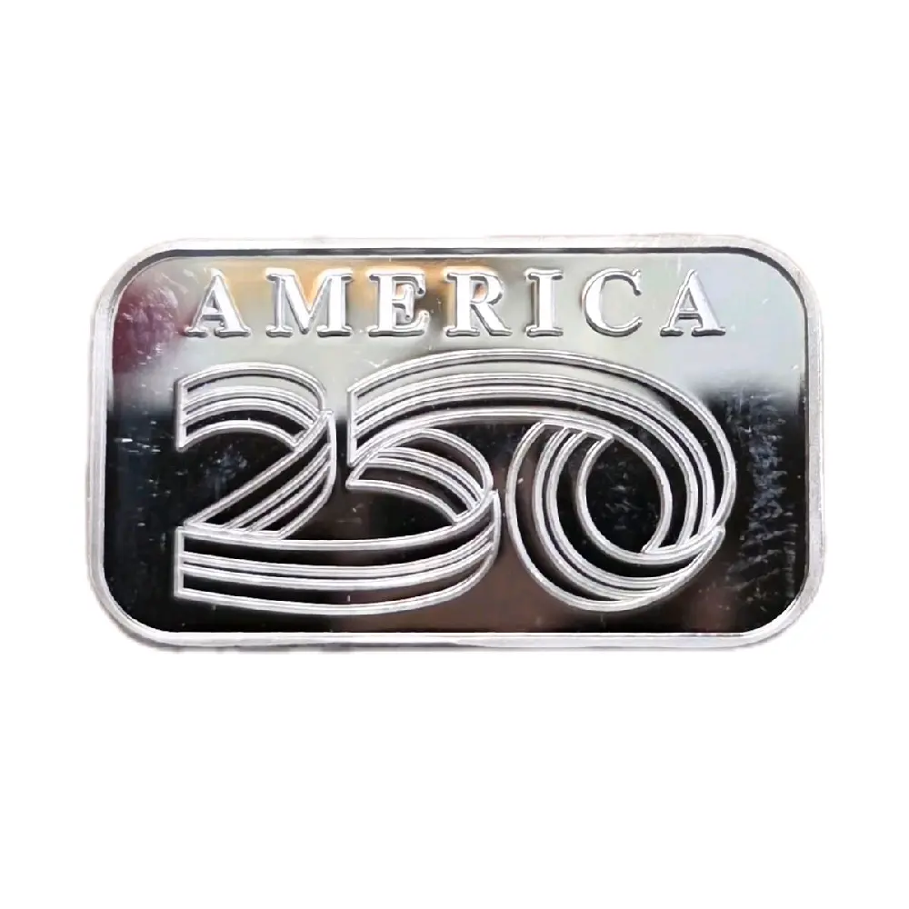 Five Gram .999 Silver 250th Anniversary Bar - Only 200 Minted