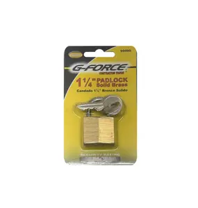 Solid Brass Padlock 1 1/4"