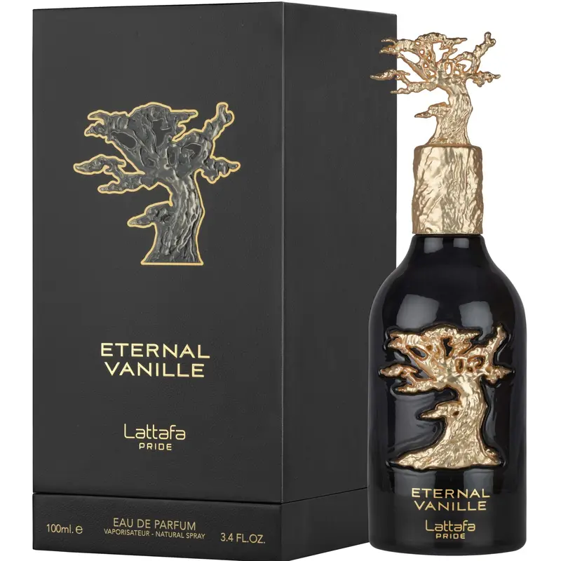Lattafa Pride Eternal Vanilla Eau De Parfum, Alcohol-Free Single Item for Everyday Wear, 100ml/3.4 fl oz (3 to 3.9 fl oz Range)