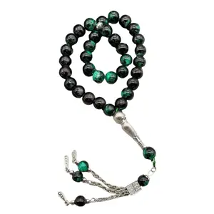 Lightweight Glass Prayer Bead Strand with a Comfortable Fit for Meditation