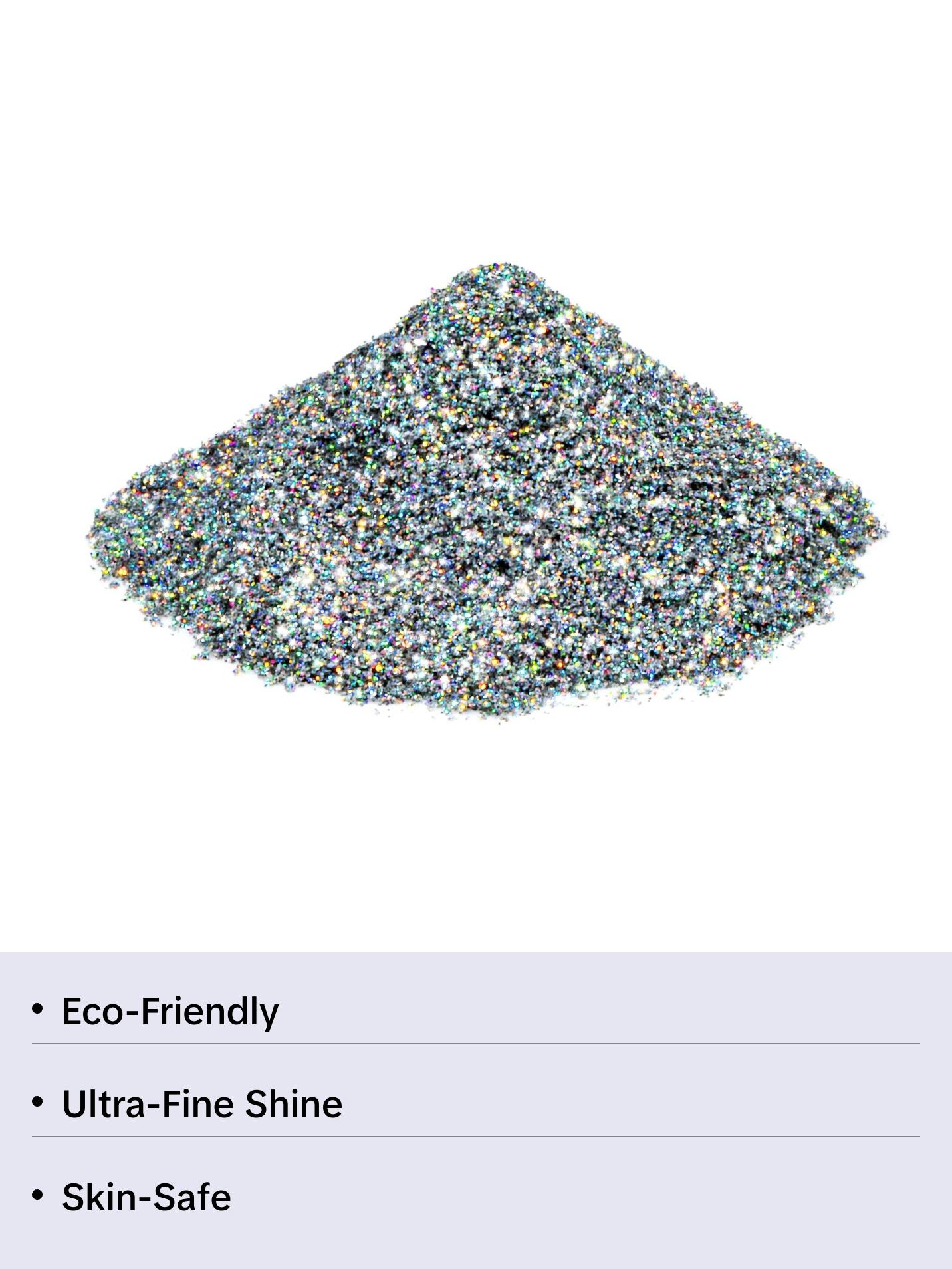 FIXY Biodegradable Cosmetic Glitter (Stiletto Silver)