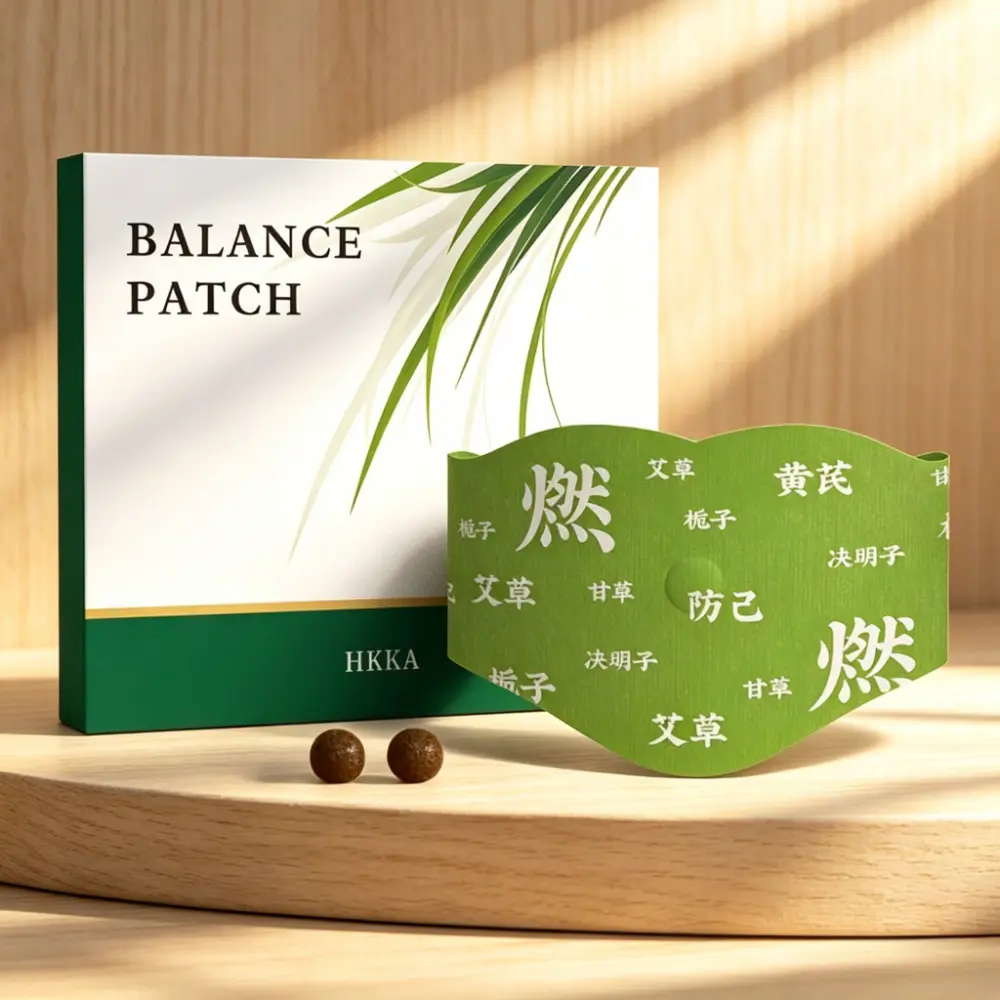 Mugwort Herbal Heat Patches for Cramp Relief, 5 Plant-Based Self-Heating Adhesive Pads for Soothing Thermal Therapy, Heat-Adhesive Heat Patches
