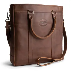 Vintage Tote Vertical Briefcase & Laptop Carrier