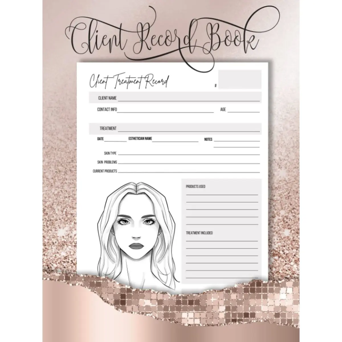 Client Record Book for Estheticians, Skin Care Facial Treatments: Client Log Book for Beauty Salons Facial Treatment Forms Hardcover – May 14, 2022