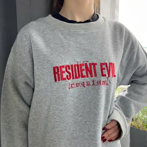 Embroidered Vintage Resident Evil Requiem Sweatshirt, Game Resident Evil 9 Shirt, Gift For Gamer, Umbrella Corps Horror Game Tee 2026