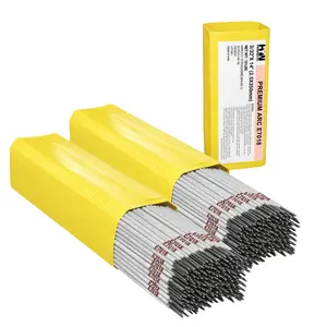 E7018 3/32in Premium Arc Stick Electrodes 14in Welding Rod 10-Pound Box, 2PK