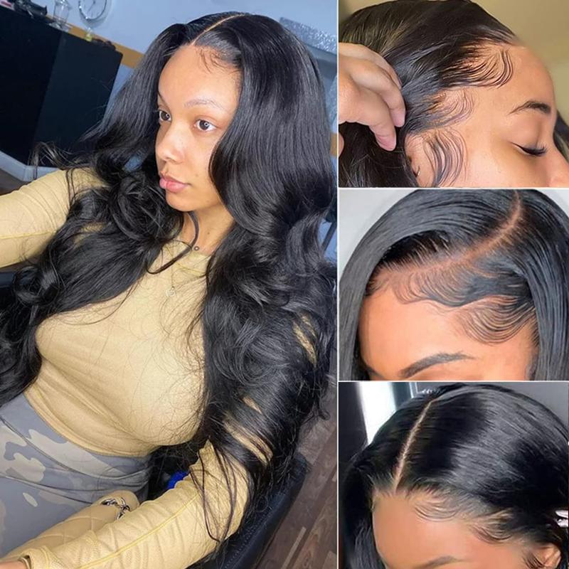 [Hot] TikTokShopBlackFriday Bling Hair Body Wave 13x4 Transparent Lace Front Wigs Human Hair 180% Density 13x6 Transparent Lace Frontal Wigs Brazilian Natural Color For Black Women #NovaTopFinds