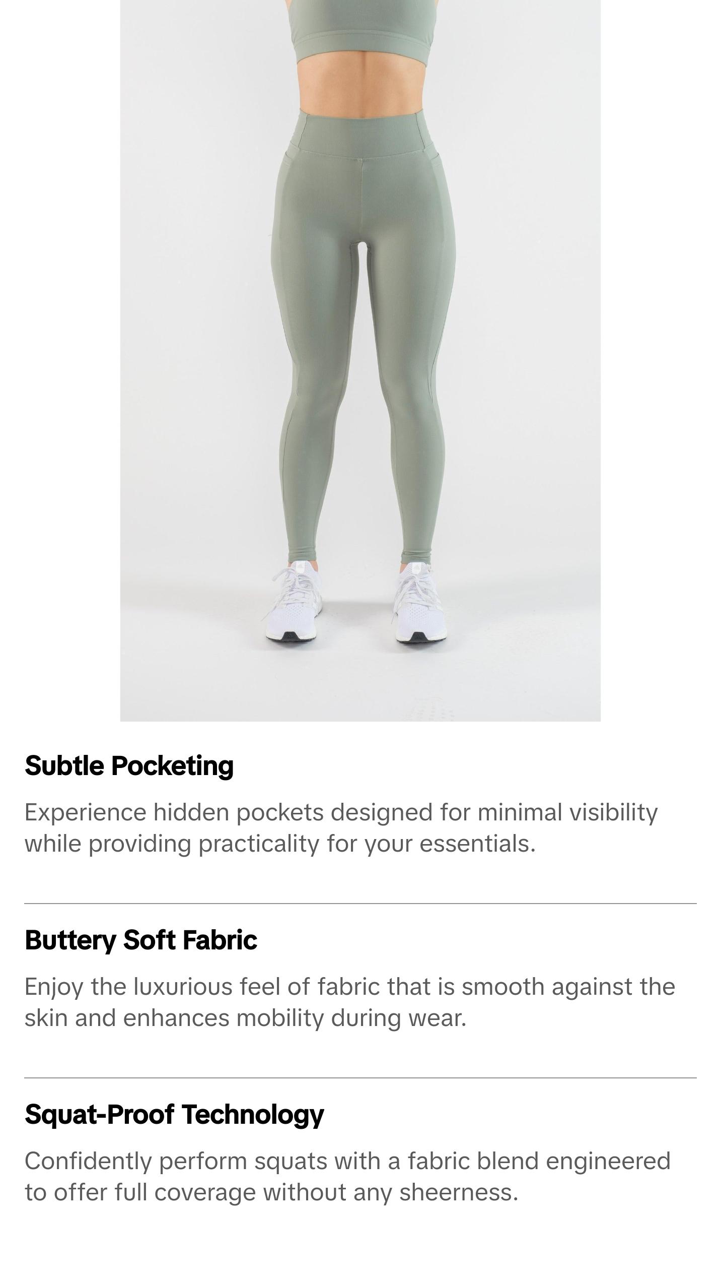 Sage Butter - Pocket Leggings