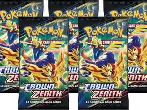 (RIP LIVE ONLY) 5x Crown Zenith Booster Packs