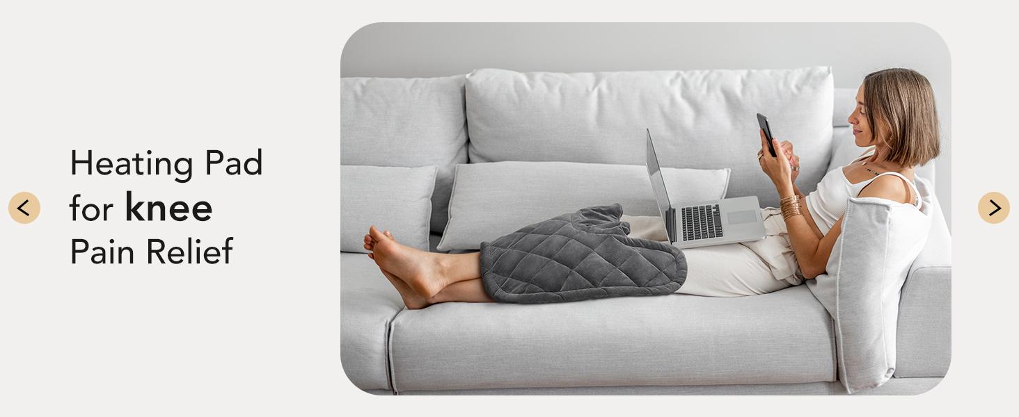 iDOO Heating Pad | Spring Glow Up | Perfect Gifts for Her Women Men Elderly | 3 Sizes (24x37 XXL King/24x33/21x22) | Soothing Heat Therapy for Fast Neck, Shoulder & Back Pain Relief