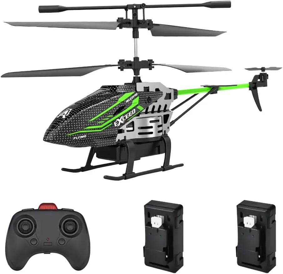 RC Helicopter, Remote Controlled Helicopter, 2.4G RC Helicopter with LED Light, 3.5 Channel, Gyro and Fixed Height, Mini Helicopter Birthday Gifts for Children from 6 Years
