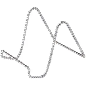 Bard's Twisted Silver Wire Easel Stand