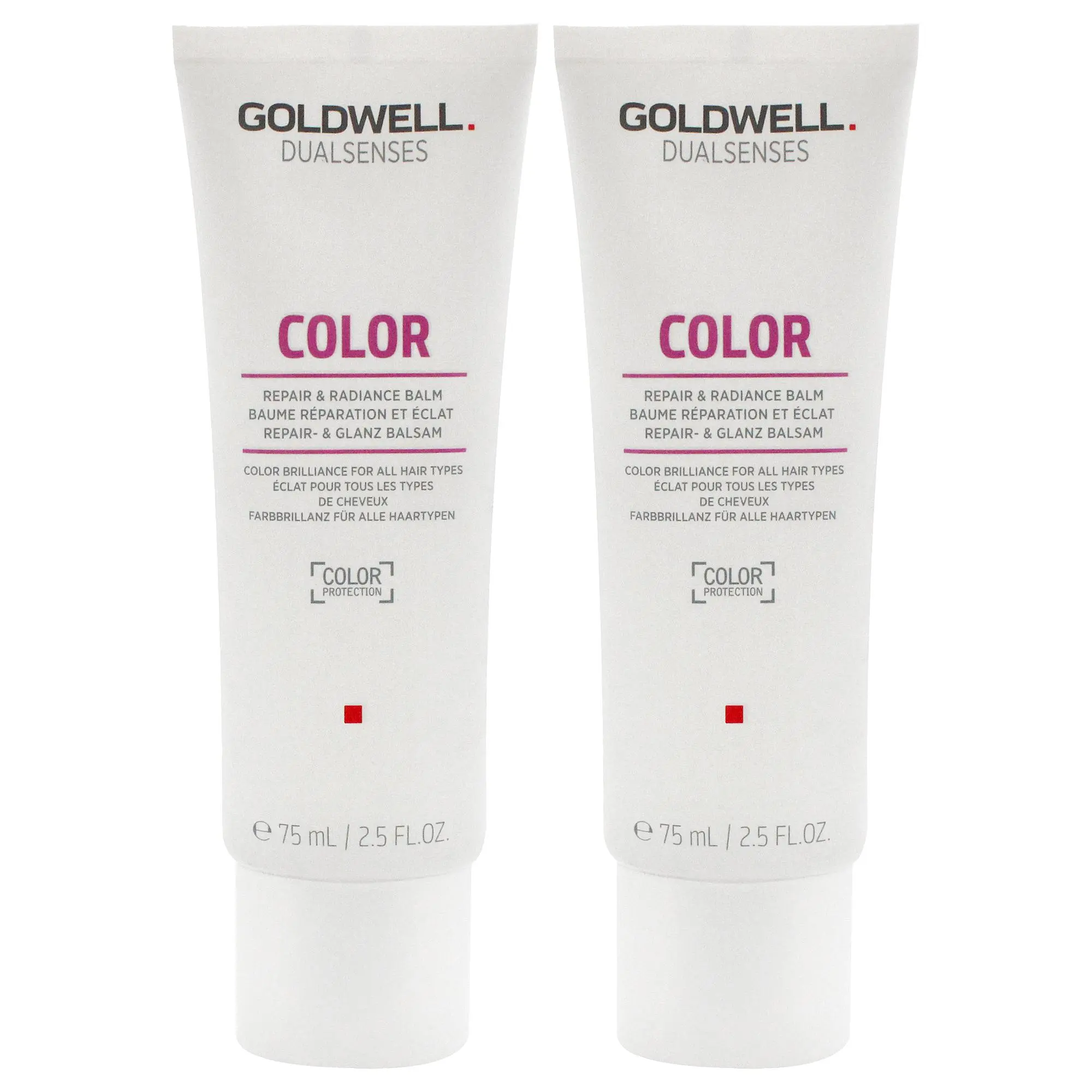 Goldwell Dualsenses Color Repairing Balm - Balm Form, Radiant Finish, Unisex, 2.5 oz, 2 Tubes (Pack of 2), Two Tubes