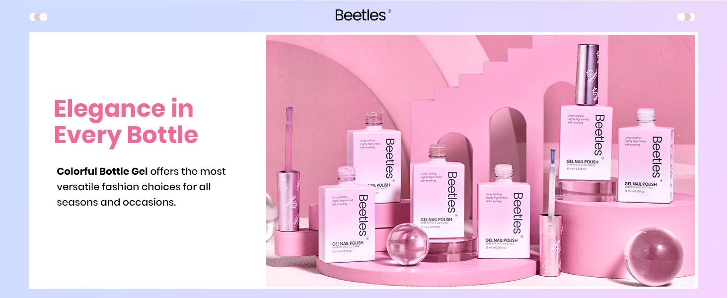 Beetles Hema Free Jelly Gel Nail Polish Set, Translucent Gel Nail Art for Manicure and Home Decoration #Springtok Cutics Cosmetic   Easter'sGift