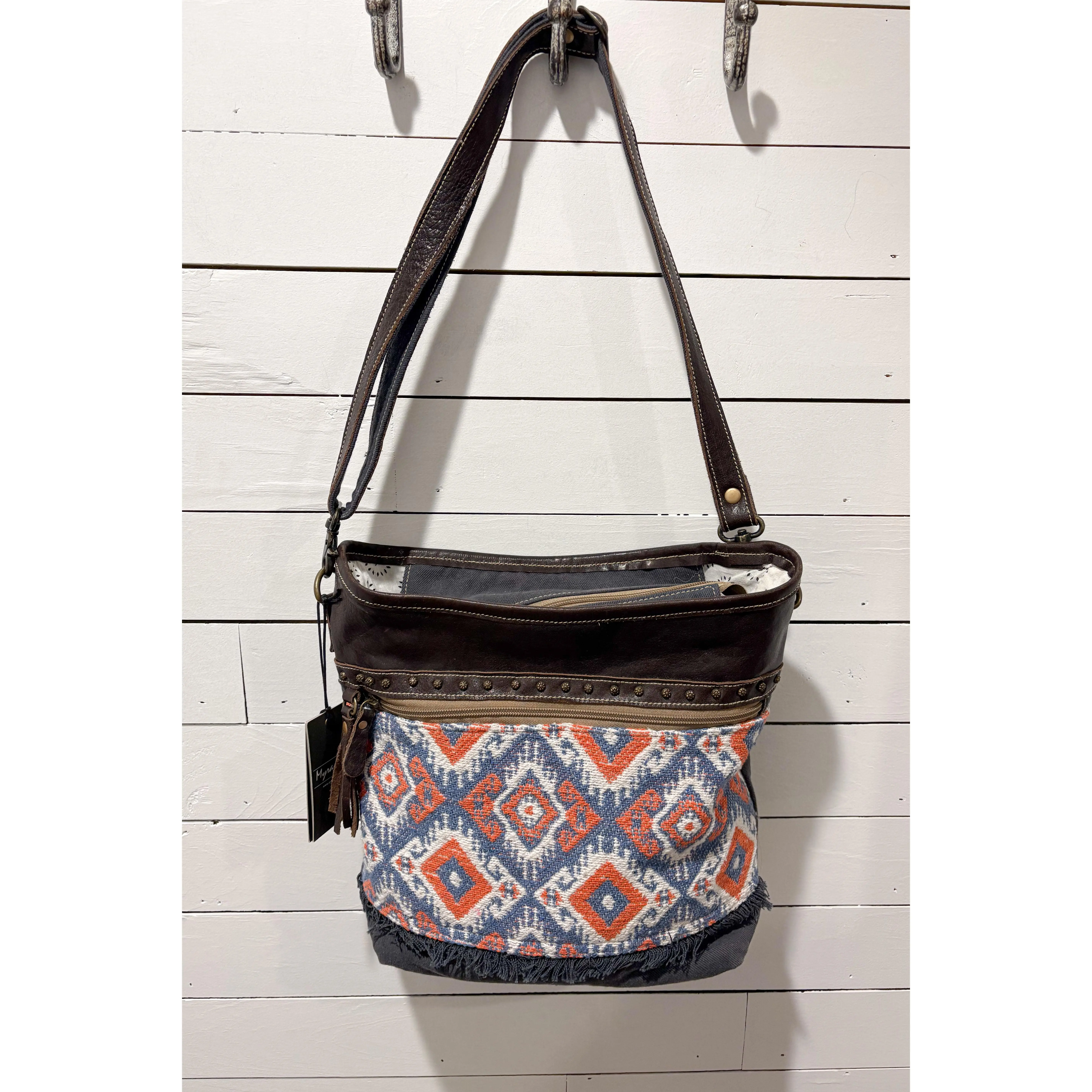 Taupe Brown Shoulder Purse