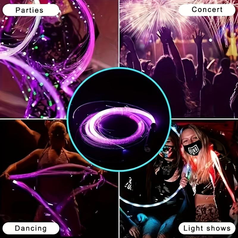 MICRENCY 2025 LED Light Whip for Dancing with 40 Color Modes & 360° Swivel Rave Accessories for Parties EDM Festivals Unique Gift for Girlfriend Girl Wife