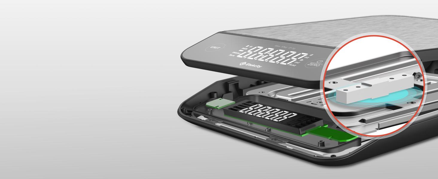 Etekcity Food Kitchen Scale 22lb, Digital Grams and Oz for Weight Loss, Baking and Cooking, 0.05oz/1g, Waterproof, Rechargeable, 304 Stainless Steel Etekcity Food Kitchen Scale 22lb, Digital Grams and Oz for Weight Loss, Baking and Cooking, 0.05oz/1g, Waterproof, Rechargeable, 304 Stainless Steel