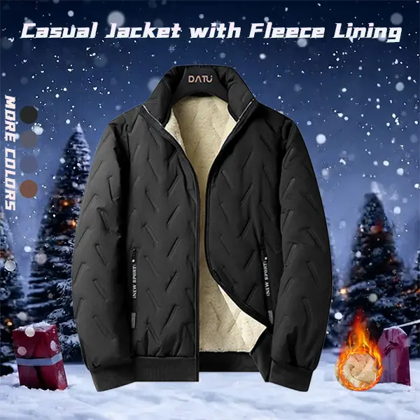 Men’s fleece-lined stand collar warm jacket — available in four colors, versatile, cold-resistant and windproof; suitable for winter outdoor work, everyday walks, and short trips.