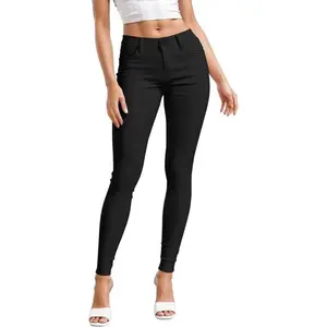 Womens Hyper Ultra Stretch Comfy Skinny Leg Work Casual Pants