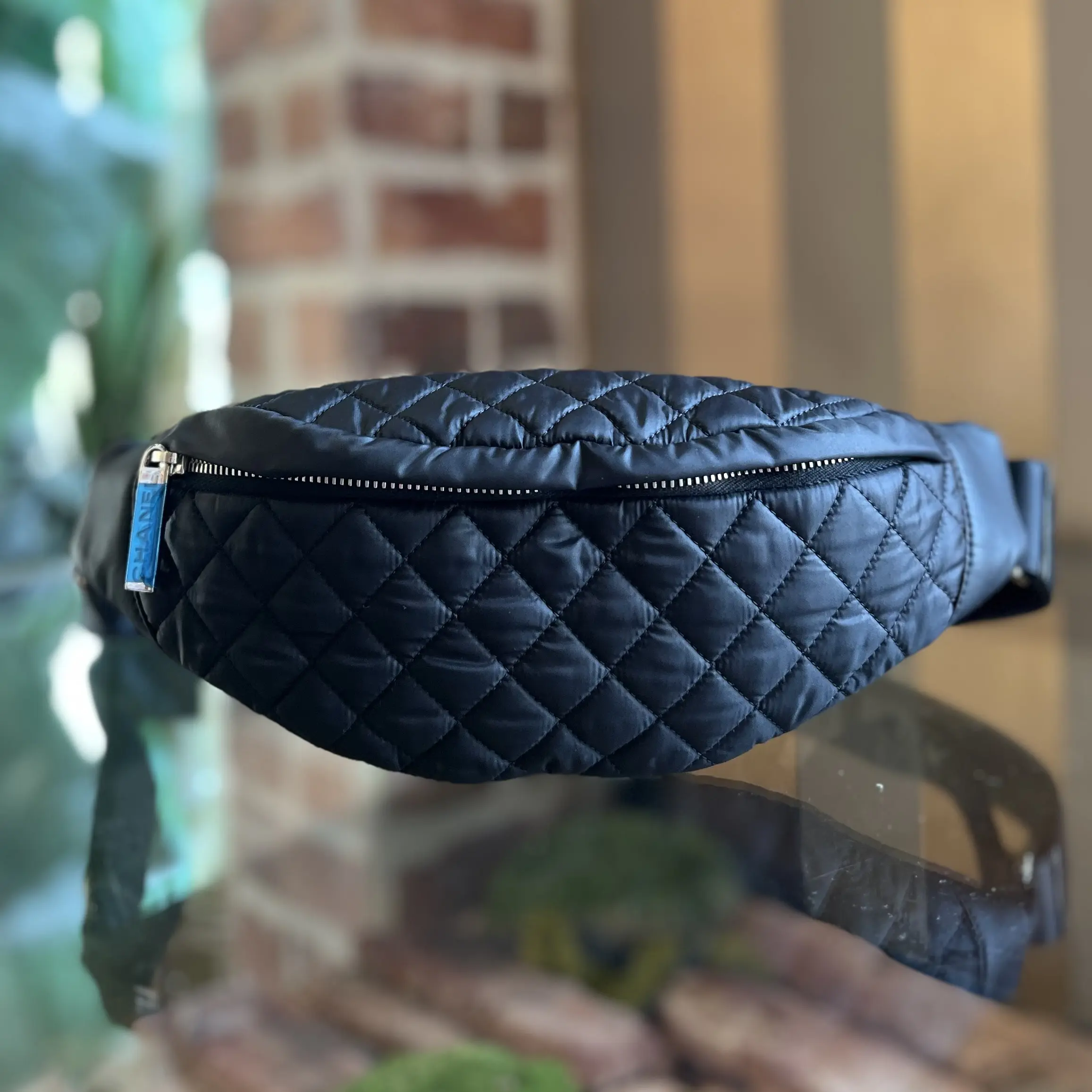 Pre-owned CHANEL nylon Belt Bags Black Belt Bag