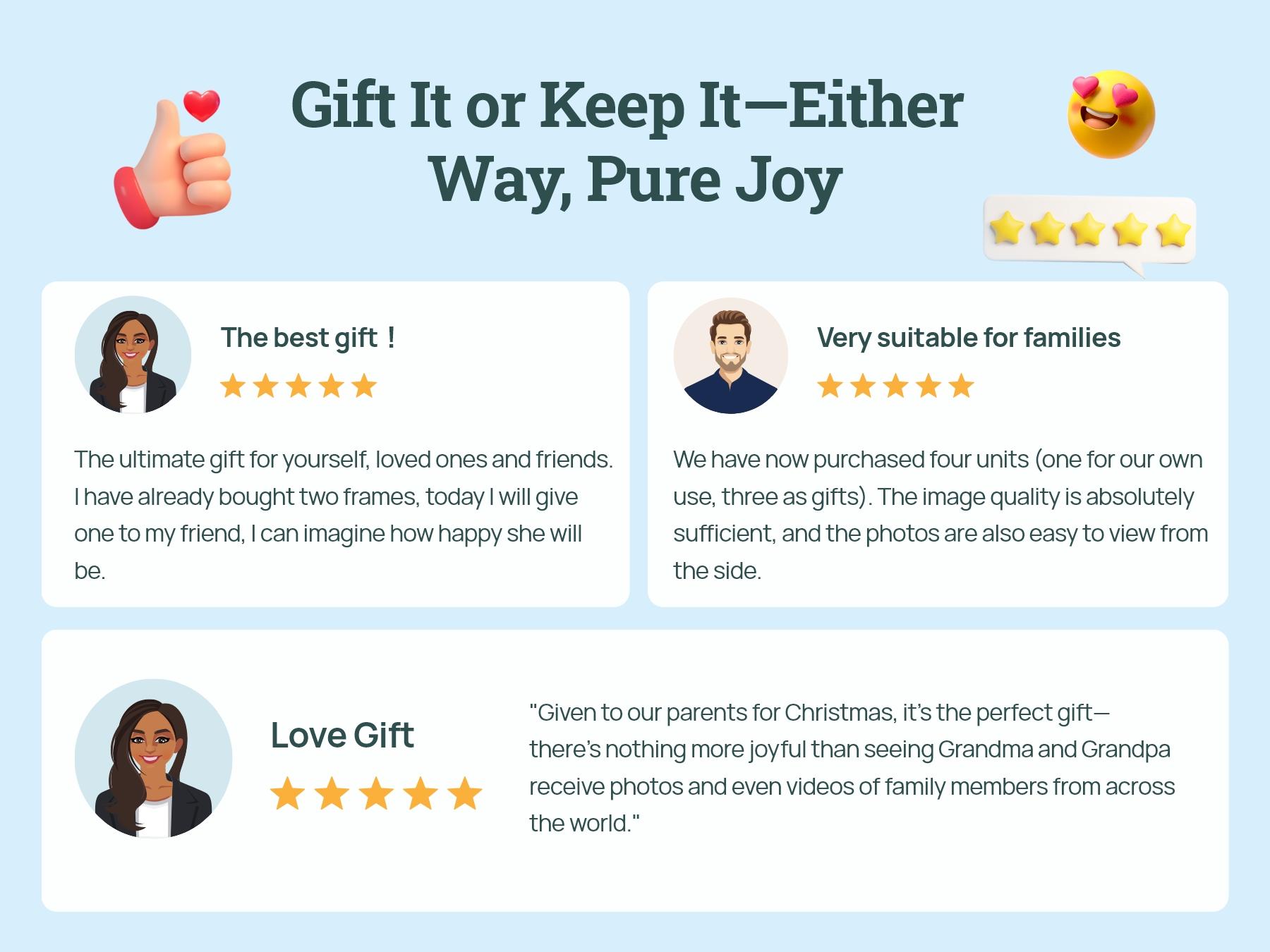 ARZOPA WiFi Digital Touch Screen Photo Frame Free Unlimited Cloud Storage Touchscreen 120s Video Frame PhotoFrame Digital Picture Frame Auto Rotate for Gift Idea