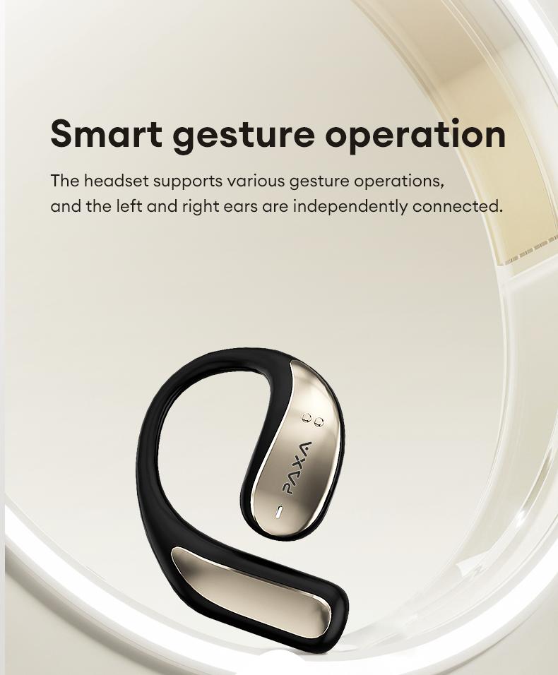 PAXA Vogbuds 5 Pro Bible Prayer OWS Smart Voice Assistant Headset, App-Based Prayer & Scripture Audio,Dynamic Stereo Sound Earbuds with ENC Call Noise Canceling Mic, Digital Battery Display