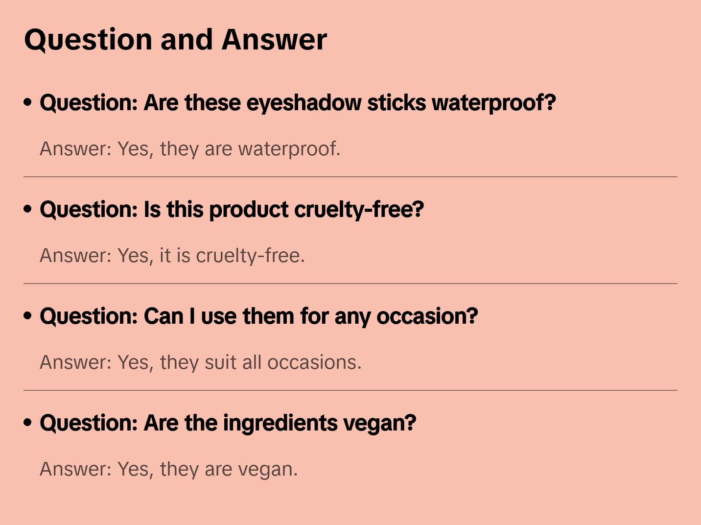 Gleaming Rose Quartz Eyeshadow Stick Trio