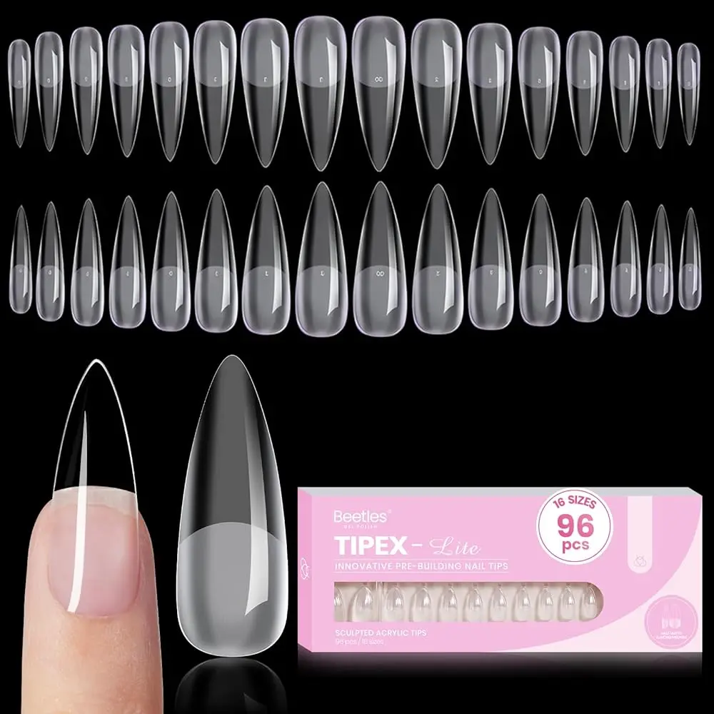 【Only Tips】96PCS Long Stiletto