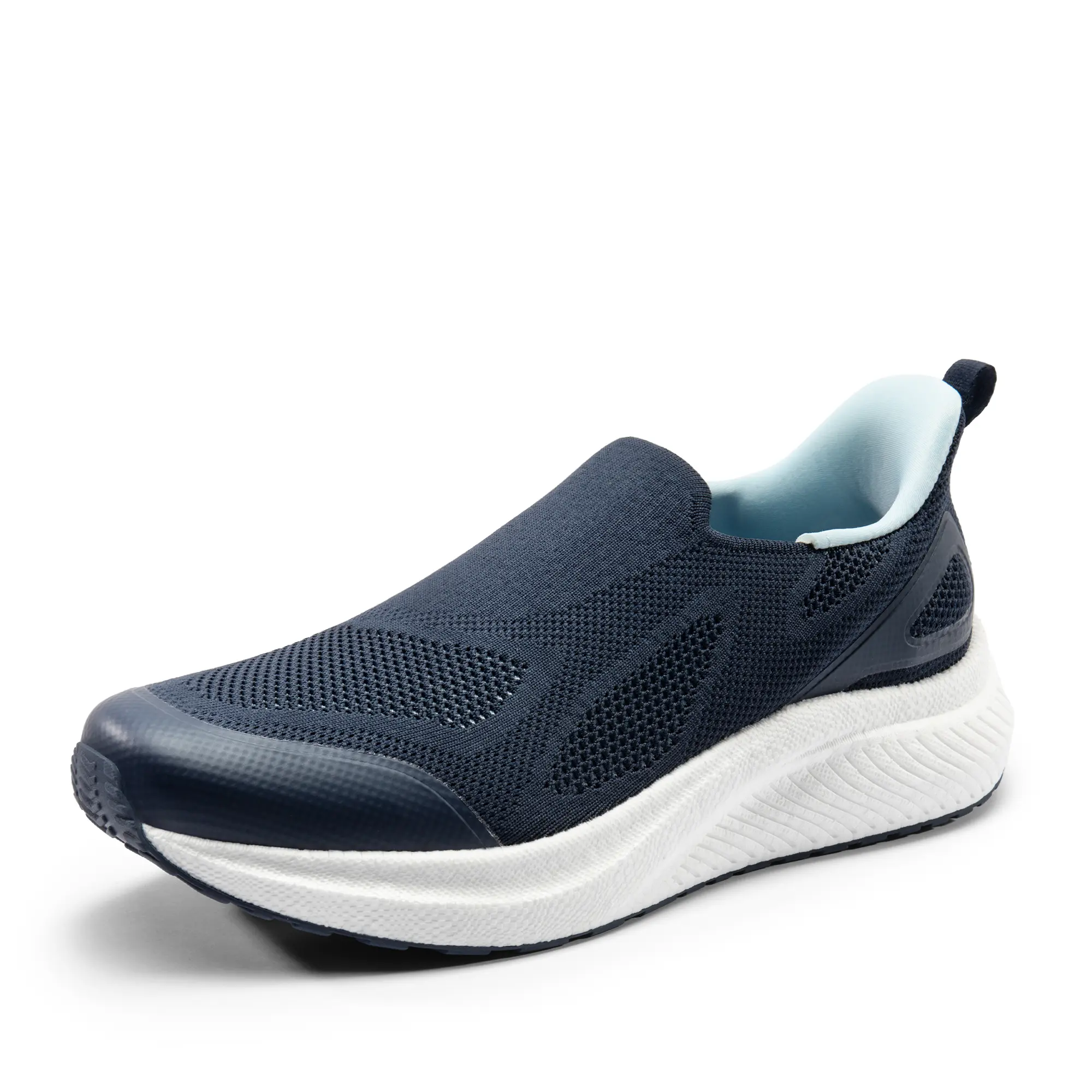 NORTIV 8 Slip On Walking Shoes, Hands-Free Knitted Low Top Trainer, Lightweight Breathable Athleisure Footwear, Plush, Casual Trainers, Athletic tiktokshopbacktoschool, Sports Shoes, Knit Upper, Breathable Mesh, Knit Mesh, Rubber Sole, All Day Wear, Cushi