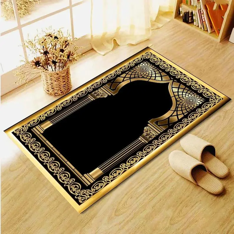 Prayer Rug For Muslim, Salah Rug, Eid Gift Rug, Personalized Prayer Rug, Soft Sajadah, Janamaz Sajada, IslamRug, Religious Rug, Islamic Gift
