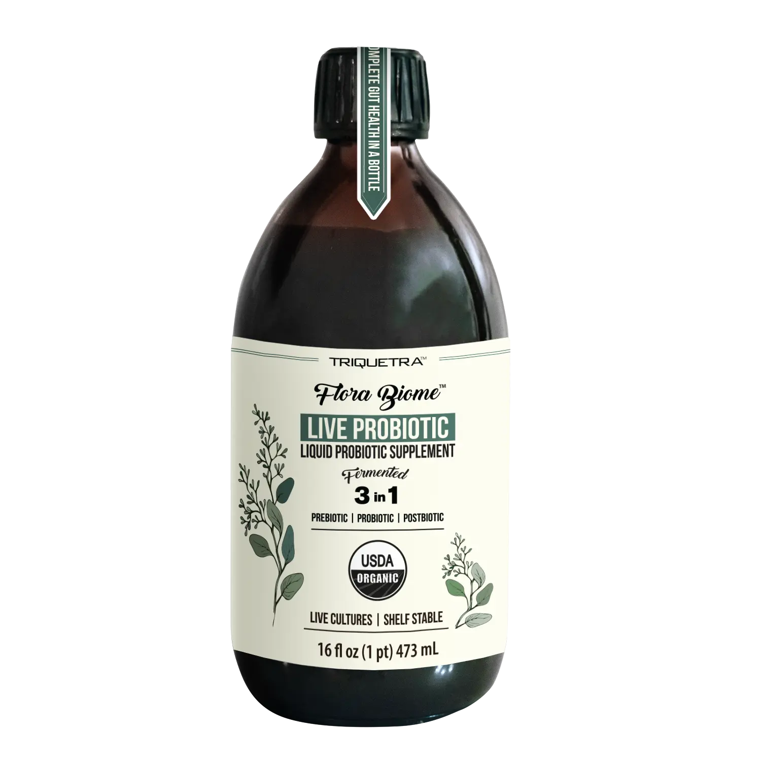 Flora Biome Live Probiotic - Natural Supplement for Health - Edible