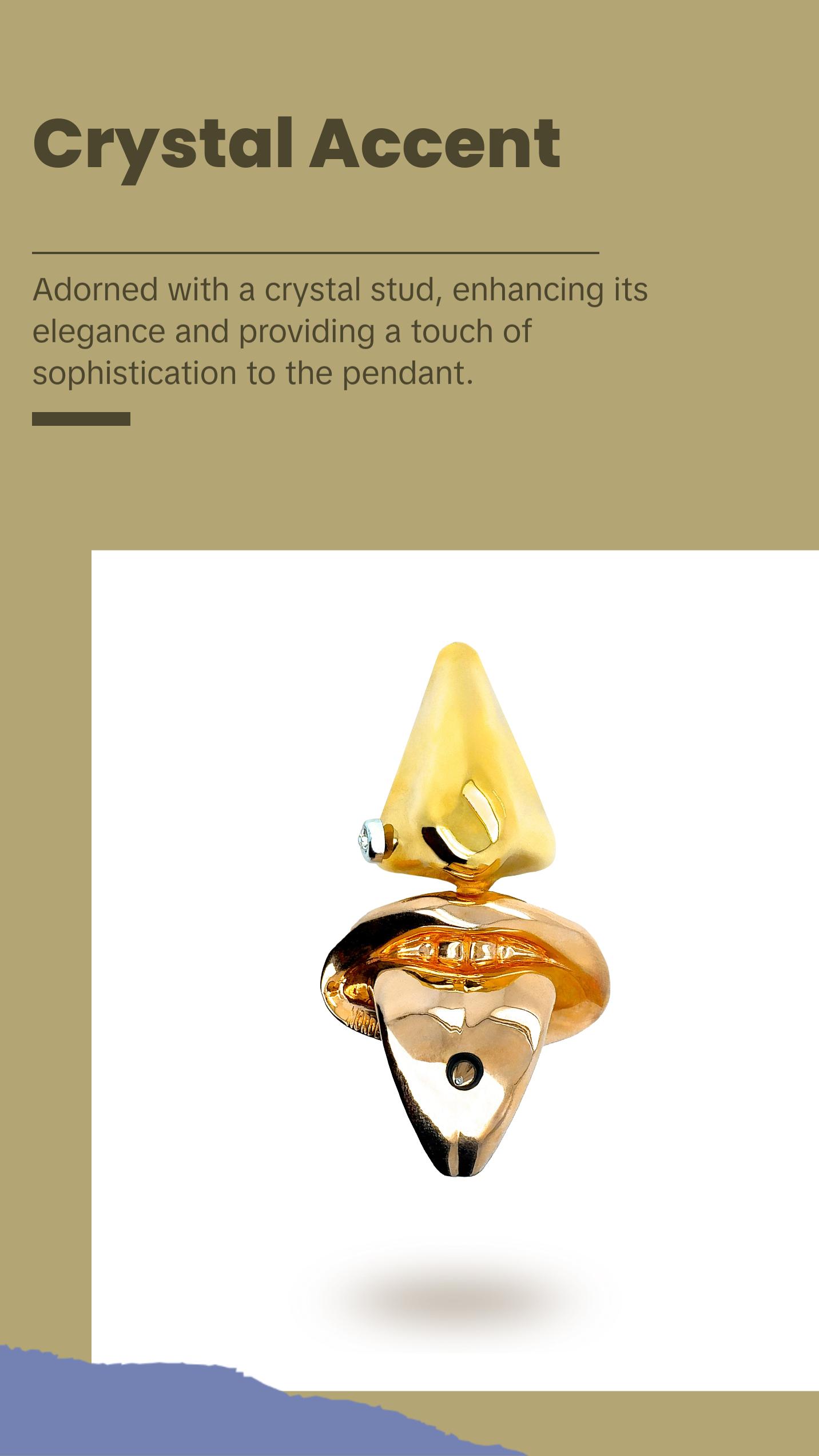 Pierced Tongue Perfume Pendant