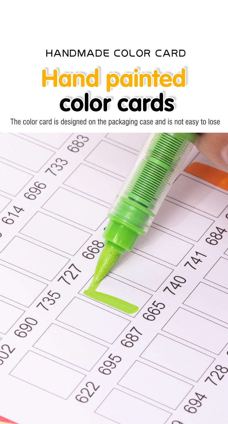 [Limited Sales] 360/288/240 Acrylic Paint Markers Direct Liquid Ink Control System Professional Grade for Rock Painting Canvas Glass Plastic Fabric & Creative Crafts Christmas Gift