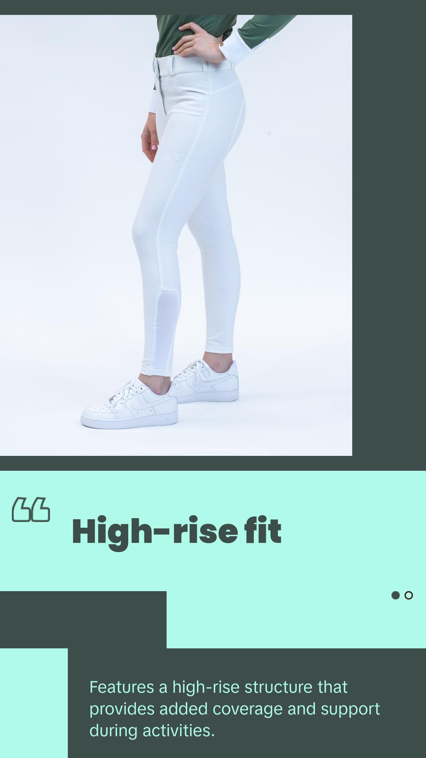 The Finley Knee-Patch Breech in Classic White