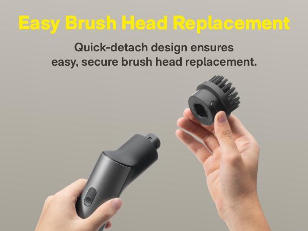 【Deals for You Days】HOTO Electric Spin Scrubber with 6 Brush Heads & Removable Extension Pole for Bathroom Kitchen Car Cleaning Powerful 2.5Nm Torque IPX7 Waterproof 4000mAh Battery Dual-Speed Settings Best Christmas Gift - Cleaner