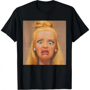 100% Cotton Funny Disgusting Doll Face Meme T-Shirt
