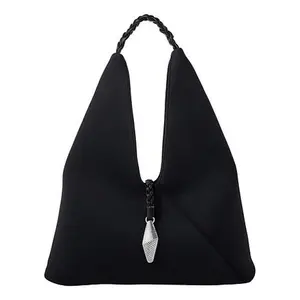 MarlaWynne WynneCollection Braided Top Handle Hobo Bag