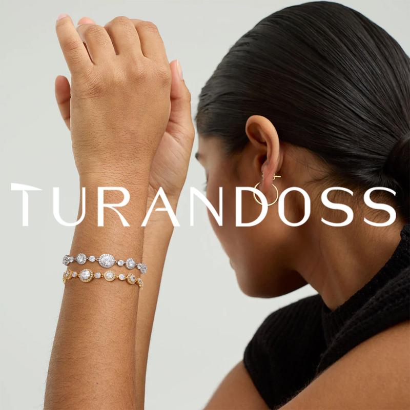 Turandoss Gold Tennis Bracelet – Adjustable CZ & Emerald-Baguette Bracelet, Holiday Gift Jewelry for Women