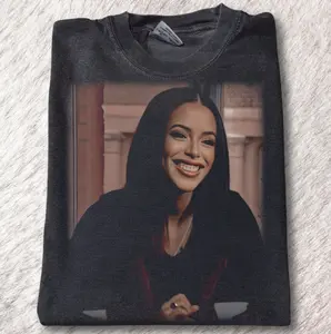Limited Vintage Aaliyah Graphic Tee, Hiphop Shirt, Singer Music, Pop R&B Music Merch, Gift For Women and Man Unisex T-Shirt
