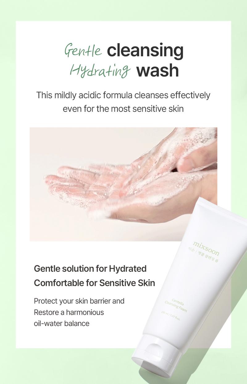 [mixsoon] Deep Pore Cleansing Duo | Double Cleanse for Blackheads & Sebum ControlㅣBean Cleansing Oil 6.59 fl.oz / 195ml + Centella Cleansing Foam 5.07 fl.oz / 150ml