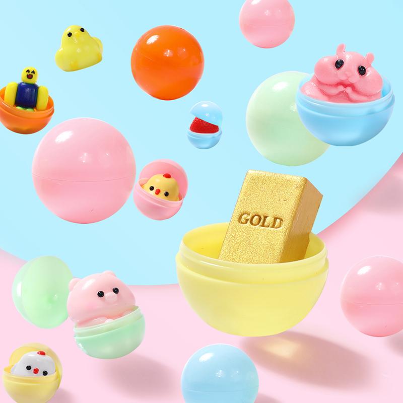 FUFUSQUISHY 30pcs Squishy Capsule Set, Capsule kit with Cute Taba Squishy toys, Birthday Gifts, Stress Relief Toys