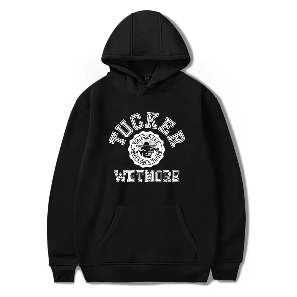 Tucker Wetmore Waves On A Sunset 2025 Tour T-Shirts Summer Fashion Tee hoodie minimalist design, quick-dry moisture wicking, vintage style Novelty Hoodie Long Sleeves Funny Graphic Print Sweatshirt Pullover Unisex Gift for Birthday Christmas Halloween