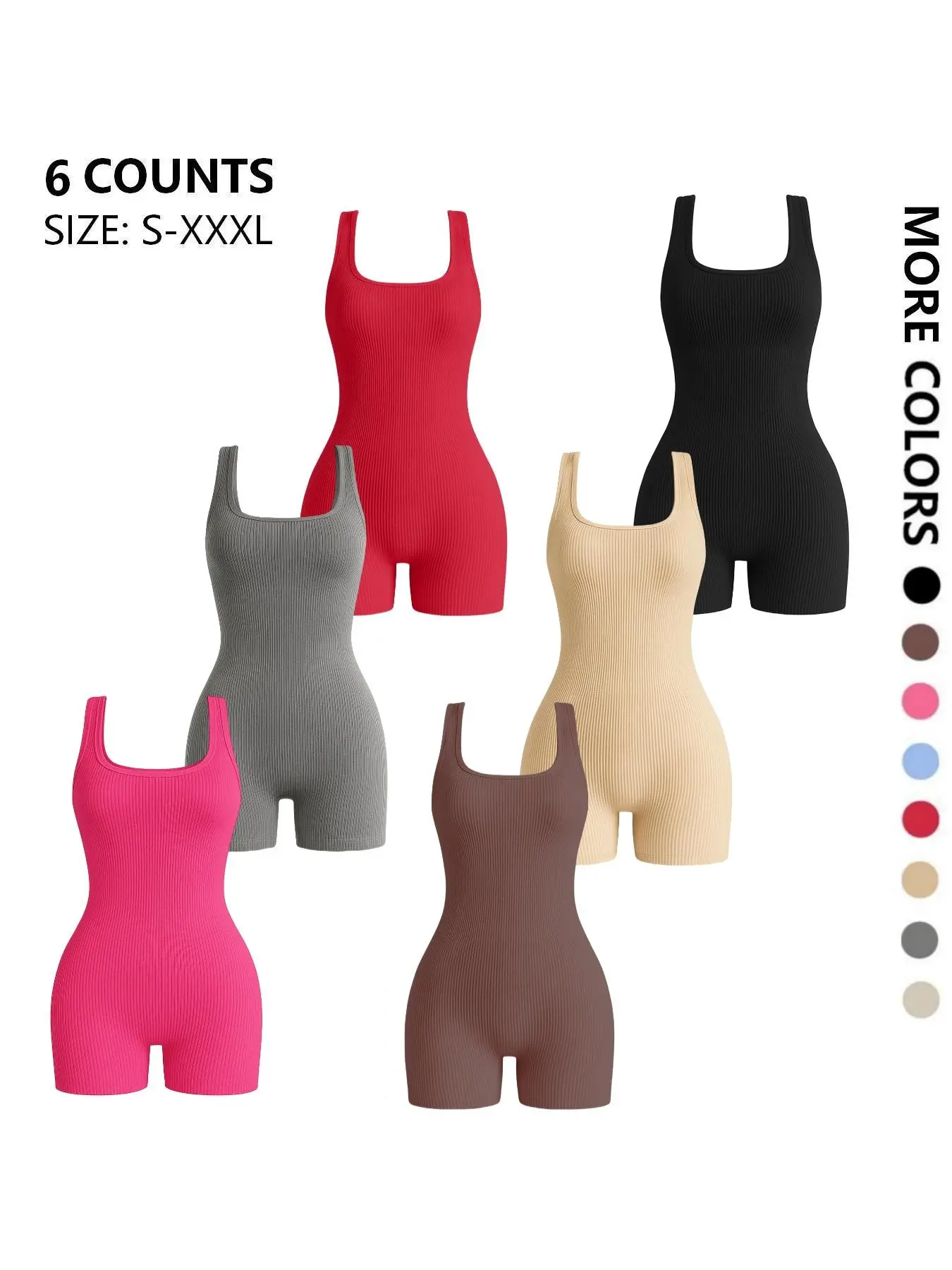 Women's Seamless Ribbed Thigh High Waist Slimming Compression Body Shaper Shapewear, Comfortable & Stylish Design for Daily Wear, Perfect Fit for Women