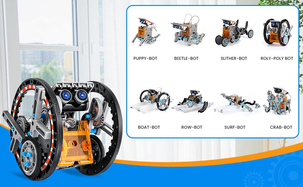 13-in-1 Solar Robot Building Kit for Kids, Stem Projects for Kids Age 8-12, Educational STEM Science Toy, DIY Solar Power Building Kit, Robotic Set Toys Gift for Boys Girls 8-12 Years Old,Children's Day gifts, birthday gifts, Easter gift 13-in-1 Solar Robot Building Kit for Kids, Stem Projects for Kids Age 8-12, Educational STEM Science Toy, DIY Solar Power Building Kit, Robotic Set Toys Gift for Boys Girls 8-12 Years Old,Children's Day gifts, birthday gifts, Easter gift